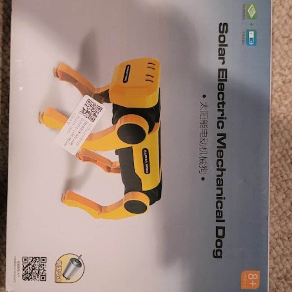 Solar Energy Robot Dog